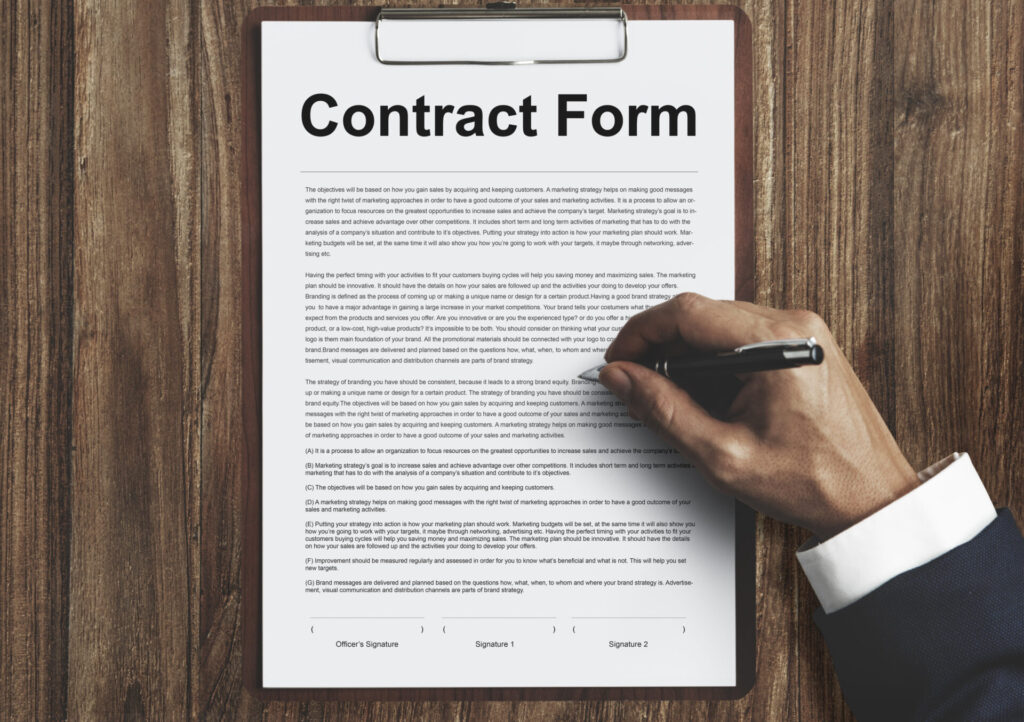 rental contract